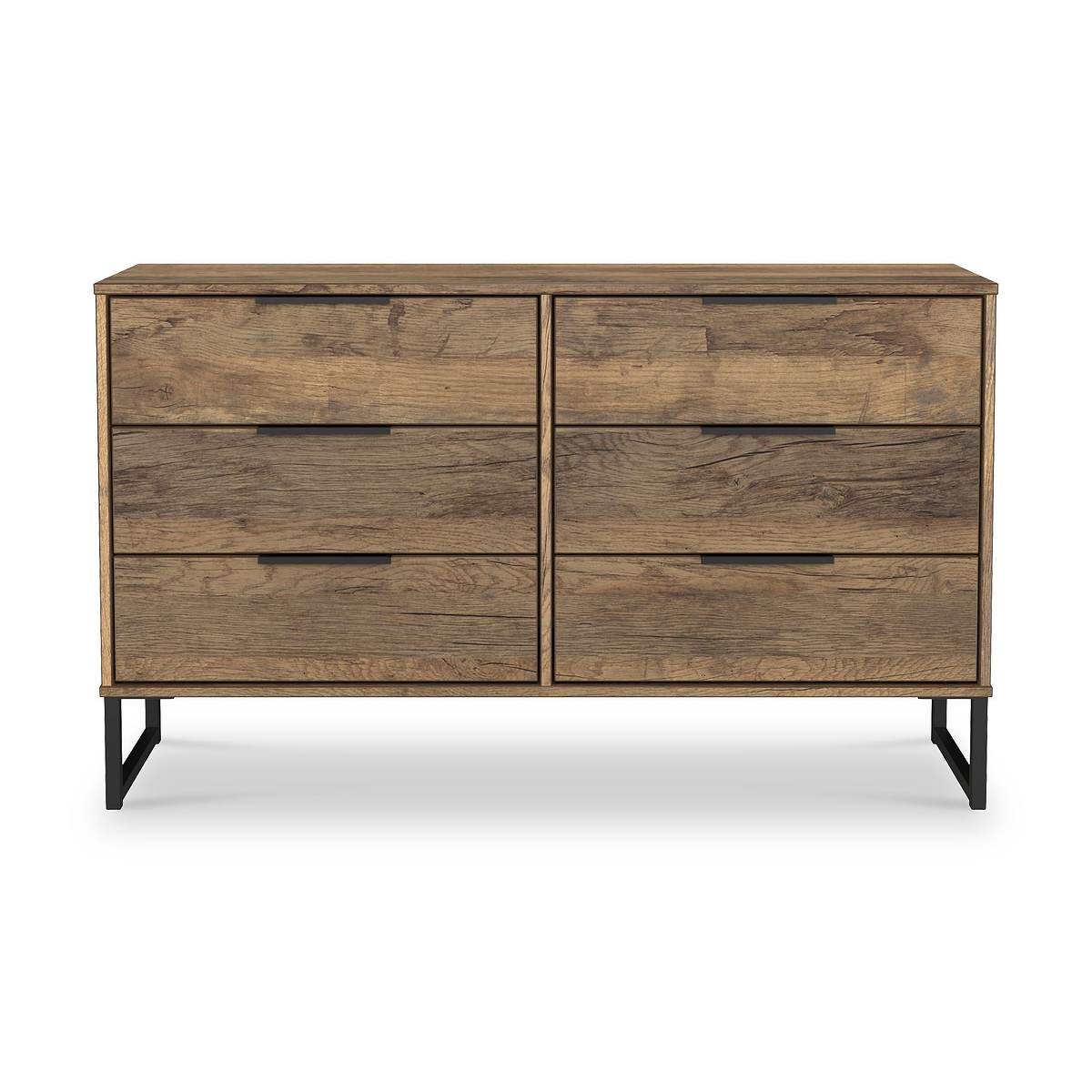 Ashbourne 6 Drawer Chest Vintage Oak from Roseland Furniture
