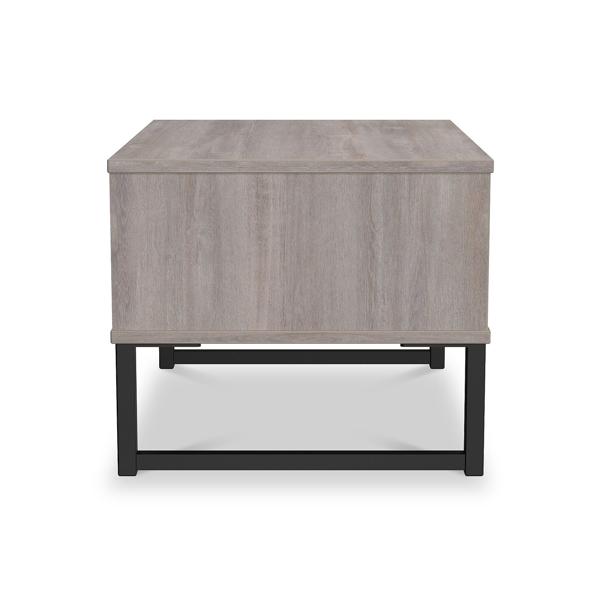 Ashbourne 1 Drawer Bedside Grey Oak from Roseland Furniture