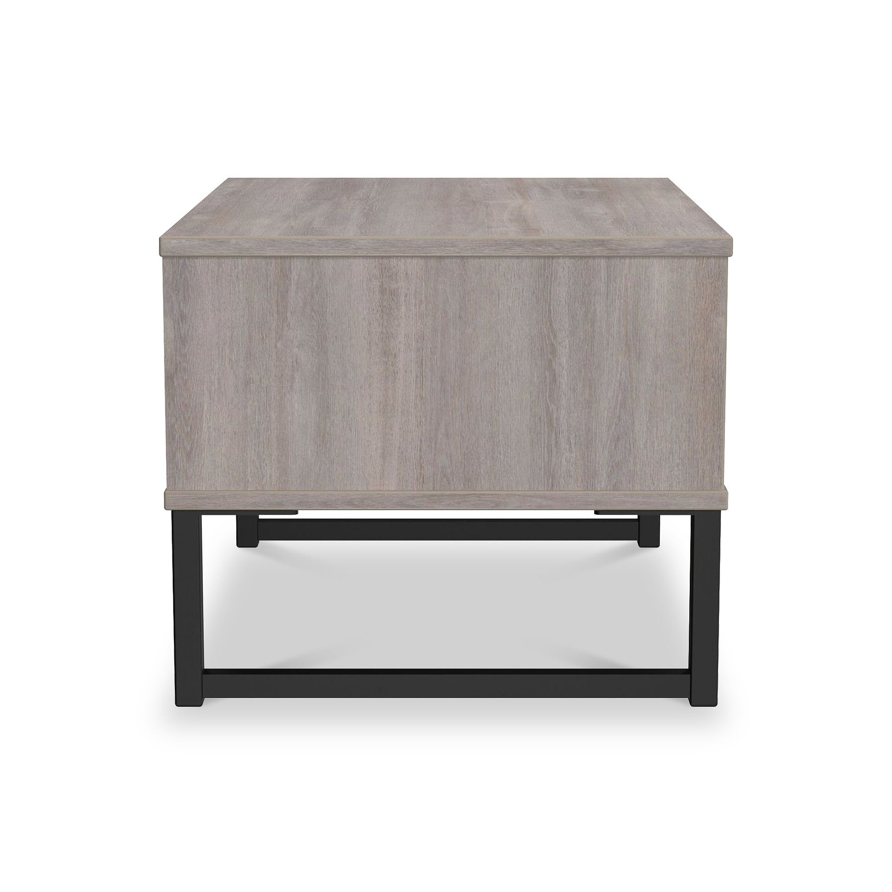 Ashbourne 1 Drawer Bedside Grey Oak from Roseland Furniture