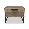 Ashbourne 1 Drawer Bedside Vintage Oak from Roseland Furniture