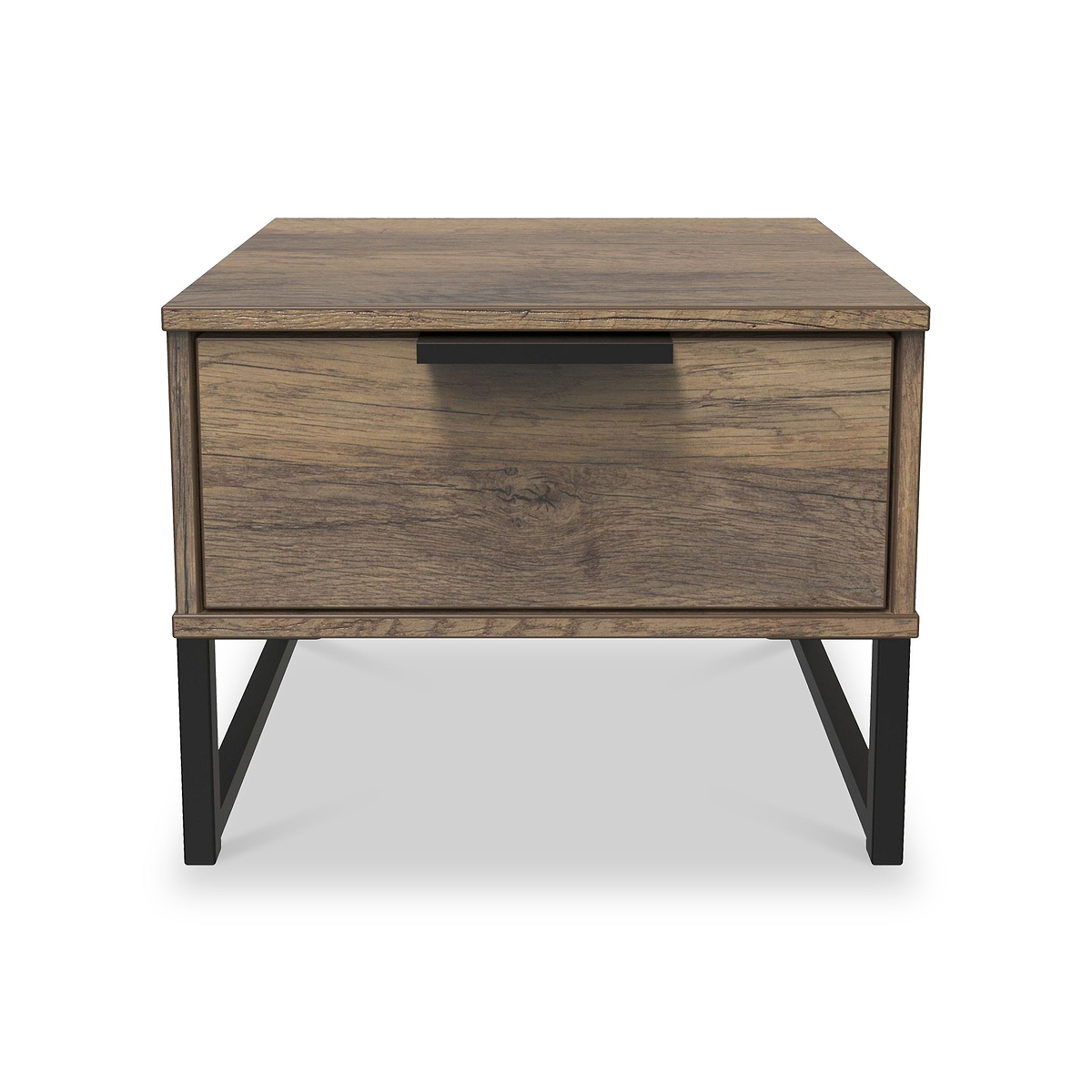 Ashbourne 1 Drawer Bedside Vintage Oak from Roseland Furniture