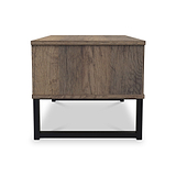 Ashbourne 1 Drawer Bedside Vintage Oak from Roseland Furniture