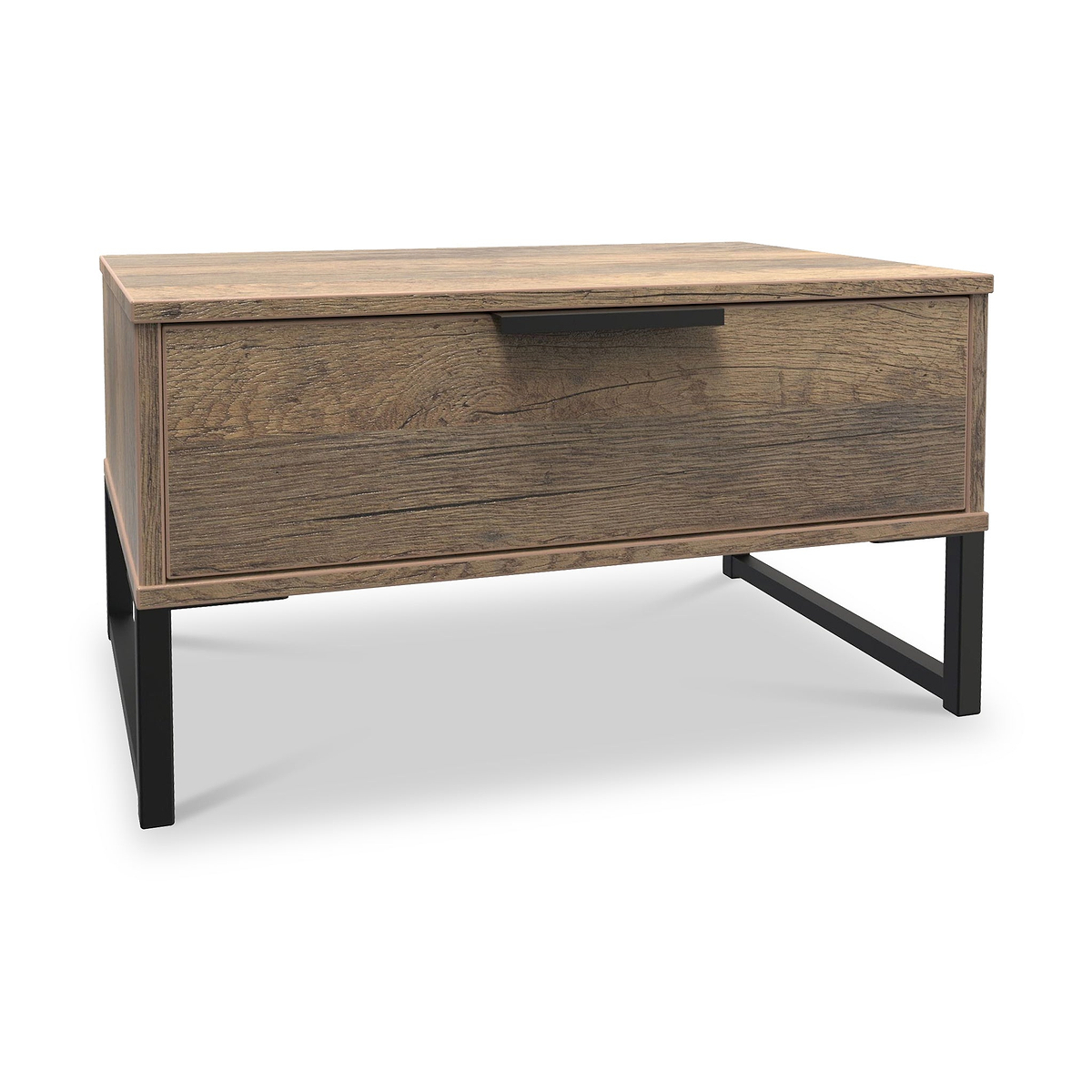 Ashbourne 1 Drawer Side Table Vintage Oak from Roseland Furniture