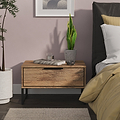 Ashbourne 1 Drawer Side Table Vintage Oak from Roseland Furniture