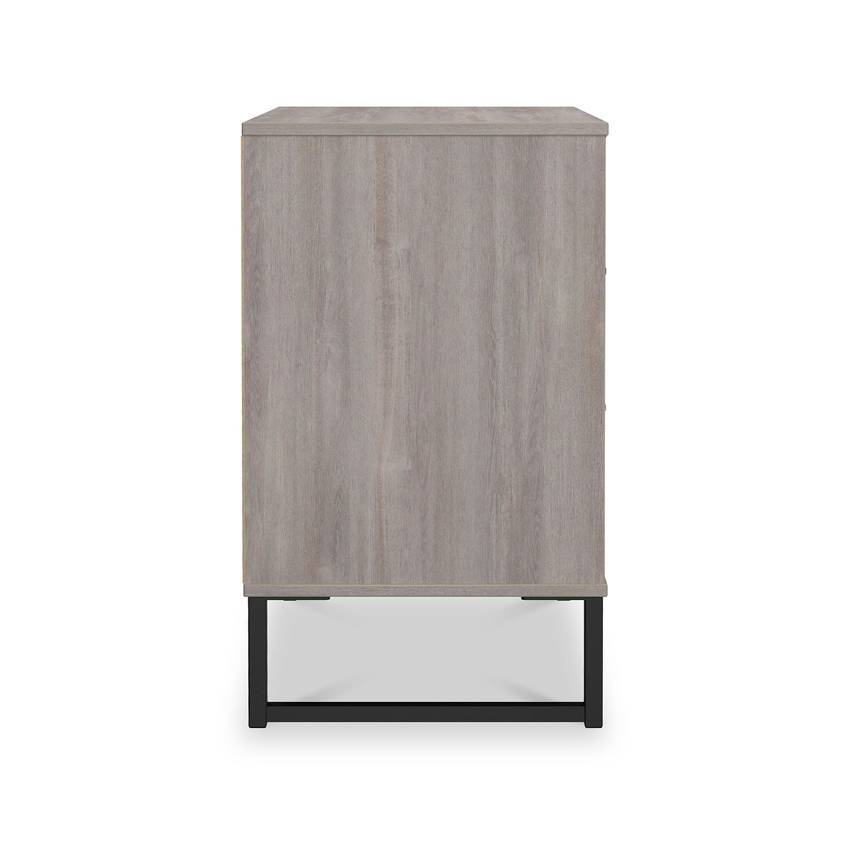 Ashbourne 3 Drawer Chest Grey Oak from Roseland Furniture