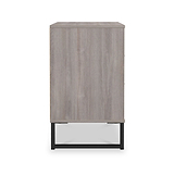 Ashbourne 3 Drawer Chest Grey Oak from Roseland Furniture
