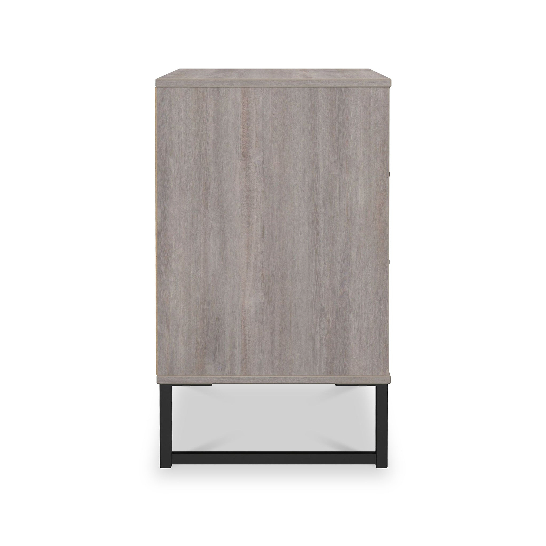 Ashbourne 3 Drawer Chest Grey Oak from Roseland Furniture