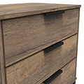 Ashbourne 3 Drawer Chest Vintage Oak from Roseland Furniture