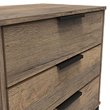 Ashbourne 3 Drawer Chest Vintage Oak from Roseland Furniture