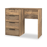 Ashbourne 4 Drawer Dressing Table Vintage Oak from Roseland Furniture