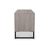 Ashbourne Grey Oak 4 Drawer Low Storage Unit from Roseland Furniture