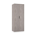 Ashbourne Double Wardrobe Grey Oak from Roseland Furniture