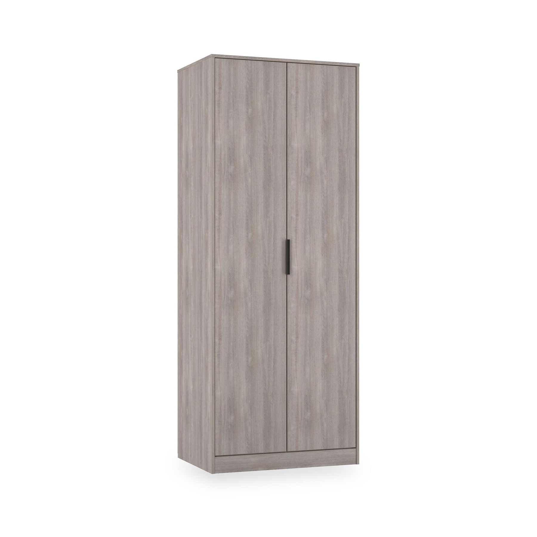 Ashbourne Double Wardrobe Grey Oak from Roseland Furniture