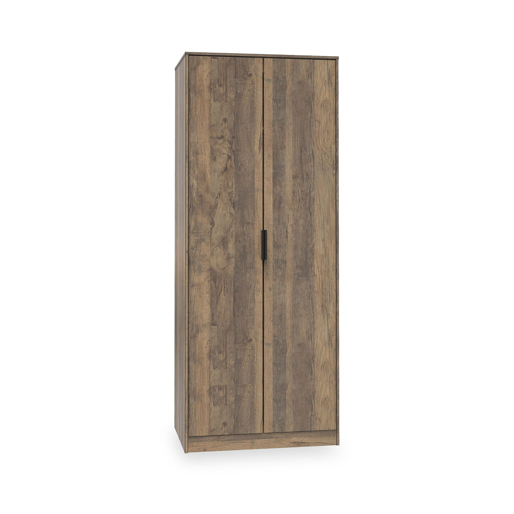 Ashbourne Double Wardrobe Vintage Oak from Roseland Furniture