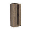 Ashbourne Double Wardrobe Vintage Oak from Roseland Furniture
