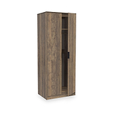Ashbourne Double Wardrobe Vintage Oak from Roseland Furniture
