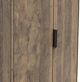 Ashbourne Double Wardrobe Vintage Oak from Roseland Furniture
