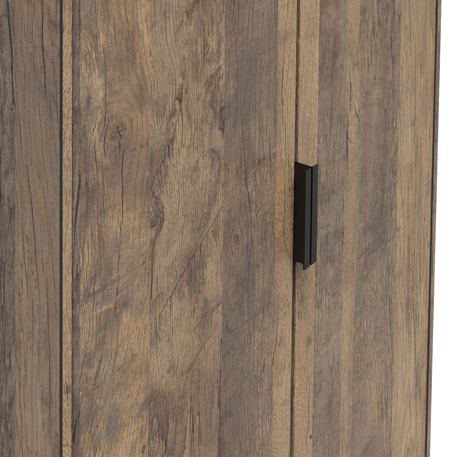 Ashbourne Double Wardrobe Vintage Oak from Roseland Furniture