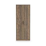 Ashbourne Double Wardrobe Vintage Oak from Roseland Furniture