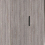 Ashbourne Double Wardrobe 2 Drawers Grey Oak from Roseland Furniture