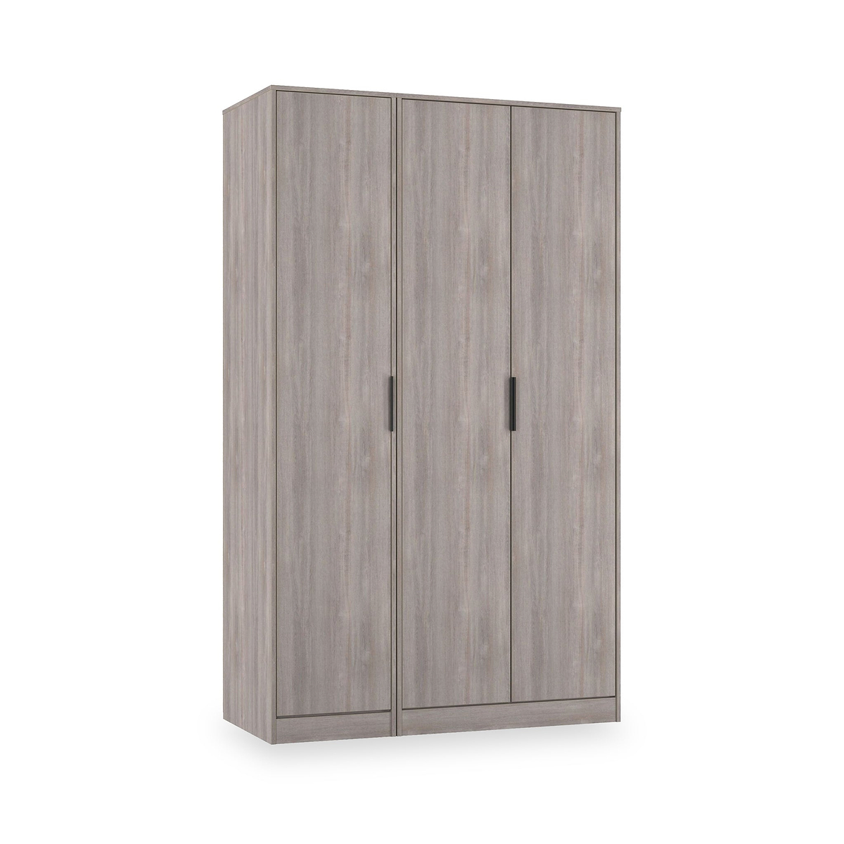 Ashbourne Triple Wardrobe Grey Oak from Roseland Furniture