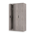 Ashbourne Triple Wardrobe Grey Oak from Roseland Furniture