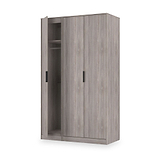 Ashbourne Triple Wardrobe Grey Oak from Roseland Furniture