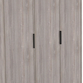 Ashbourne Triple Wardrobe Grey Oak from Roseland Furniture