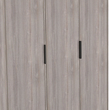 Ashbourne Triple Wardrobe Grey Oak from Roseland Furniture