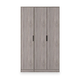 Ashbourne Triple Wardrobe Grey Oak from Roseland Furniture