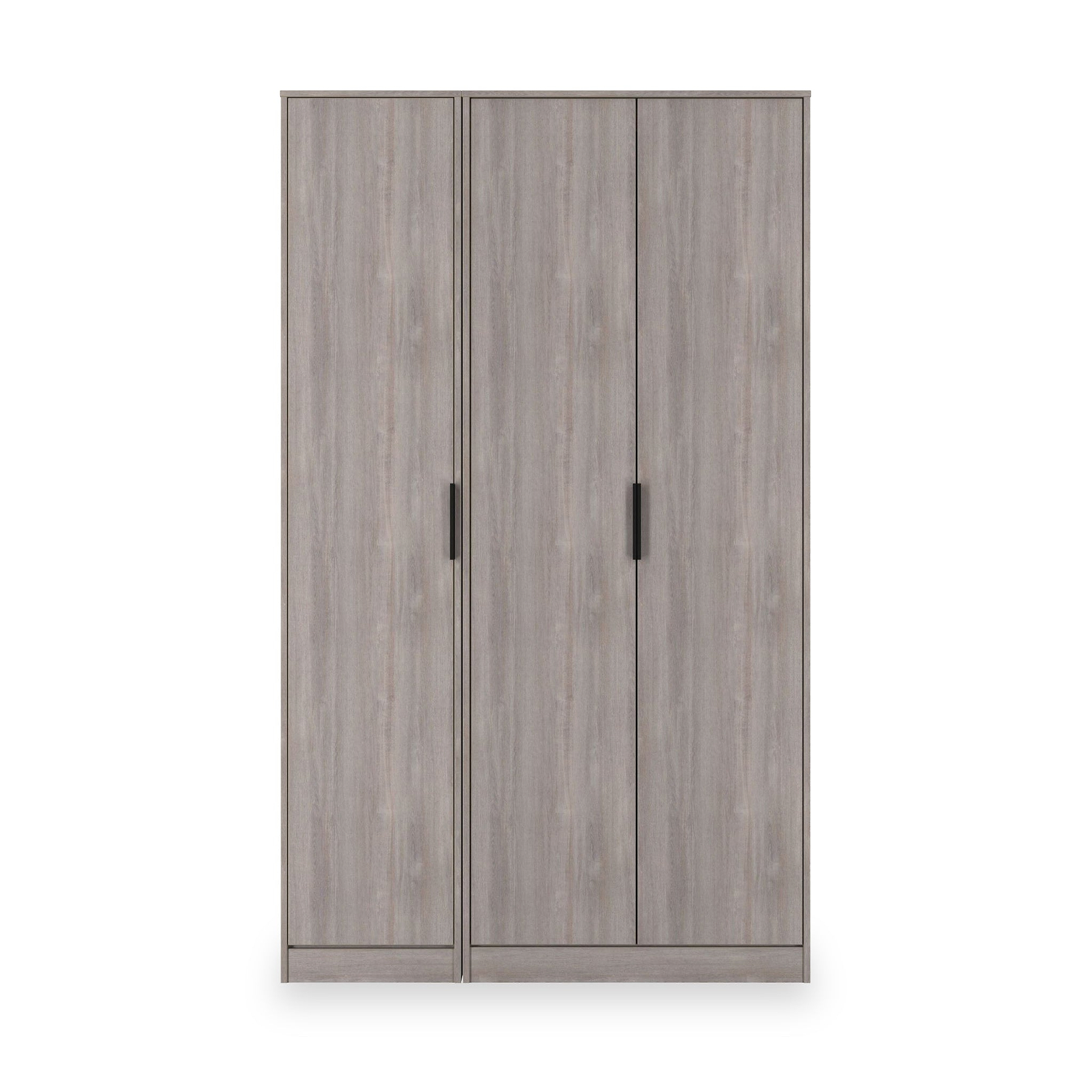 Ashbourne Triple Wardrobe Grey Oak from Roseland Furniture