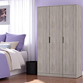 Ashbourne Triple Wardrobe Grey Oak from Roseland Furniture