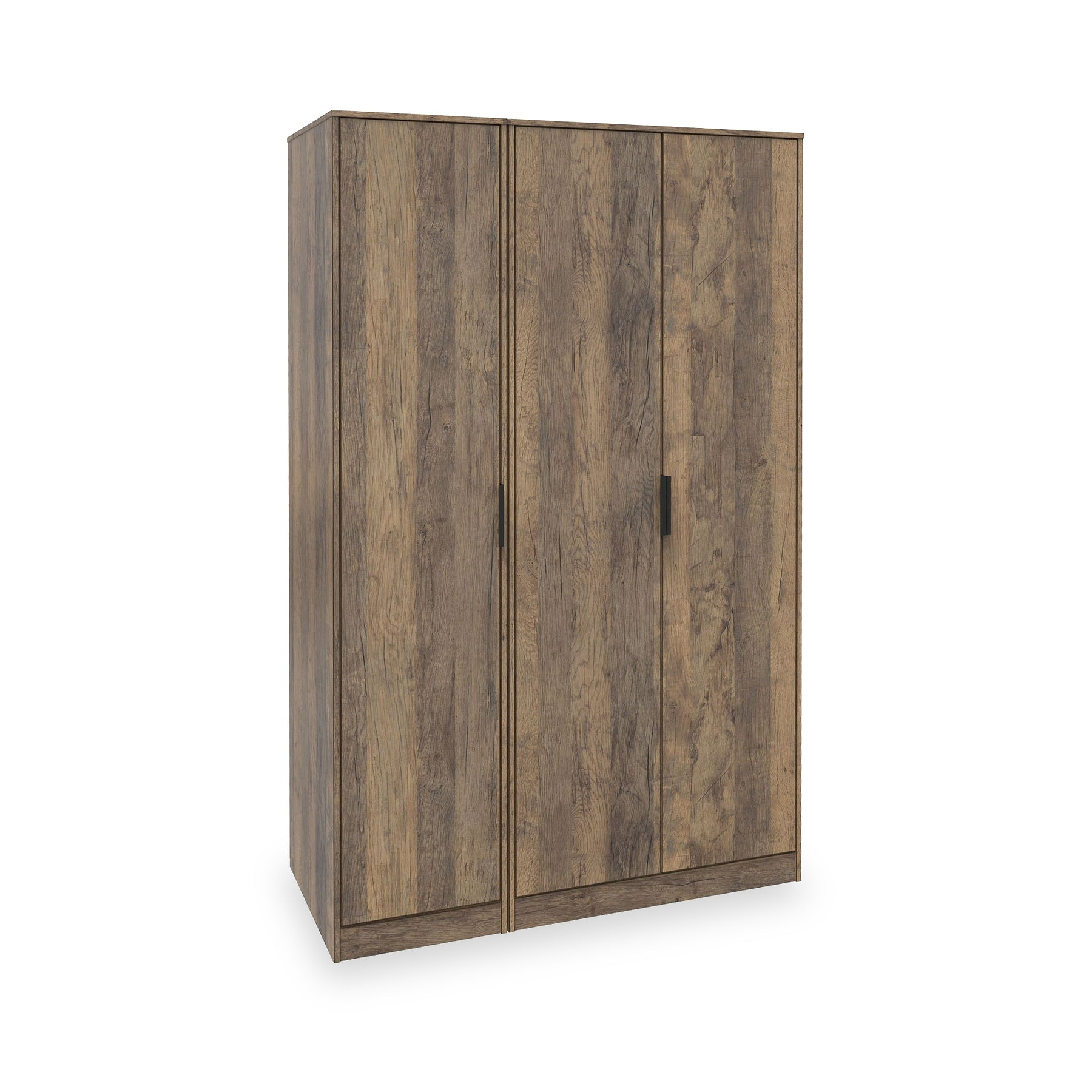 Ashbourne Triple Wardrobe Vintage Oak from Roseland Furniture