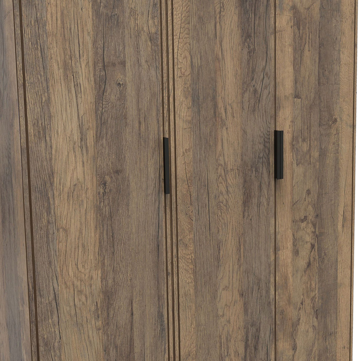 Ashbourne Triple Wardrobe Vintage Oak from Roseland Furniture