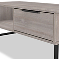 Ashbourne 1 Drawer Coffee Table Grey Oak from Roseland Furniture