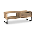 Ashbourne 1 Drawer Coffee Table Vintage Oak from Roseland Furniture