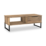 Ashbourne 1 Drawer Coffee Table Vintage Oak from Roseland Furniture