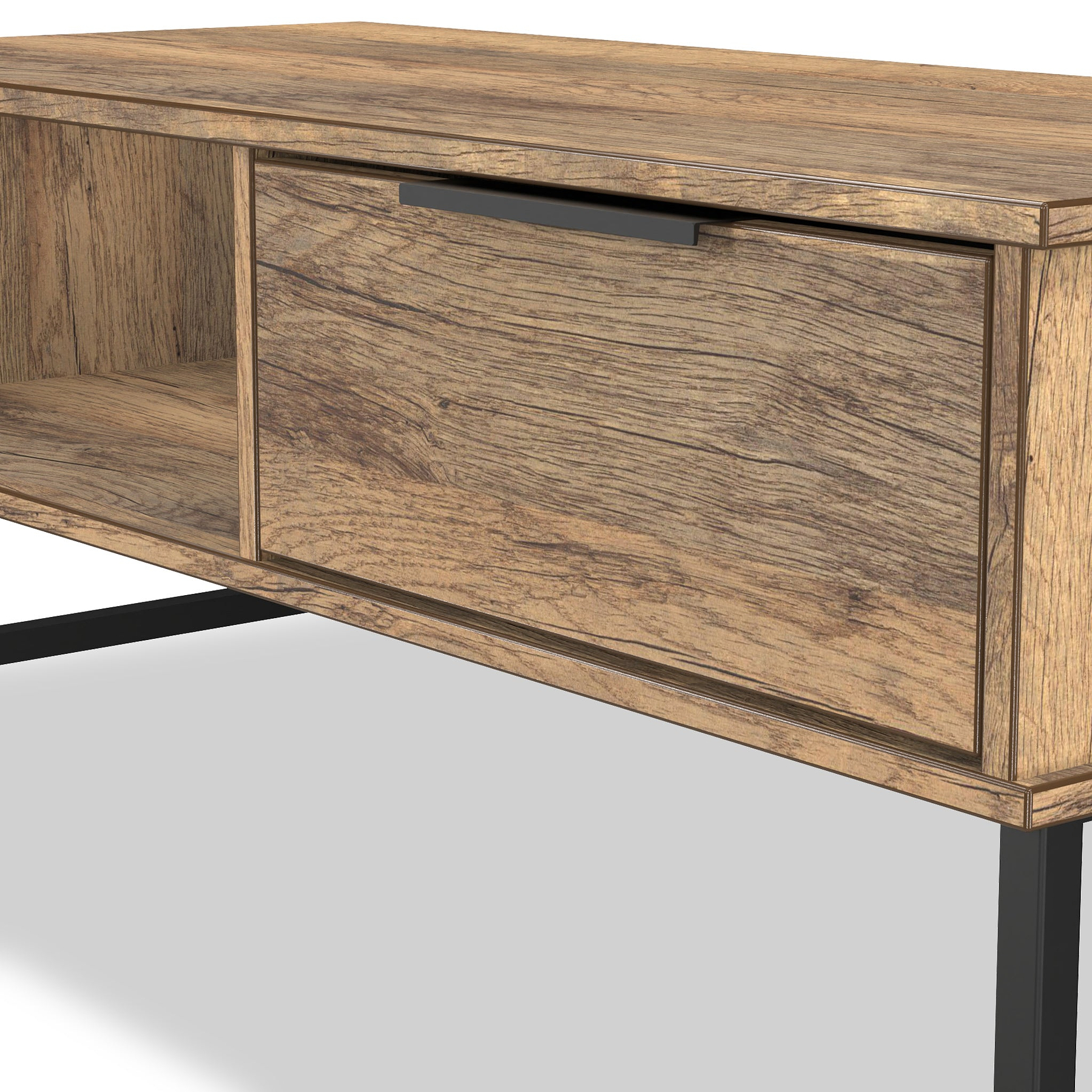 Ashbourne 1 Drawer Coffee Table Vintage Oak from Roseland Furniture