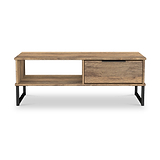 Ashbourne 1 Drawer Coffee Table Vintage Oak from Roseland Furniture