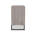 Ashbourne 3 Drawer TV Unit Grey Oak from Roseland Furniture