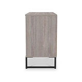 Ashbourne 3 Drawer TV Unit Grey Oak from Roseland Furniture