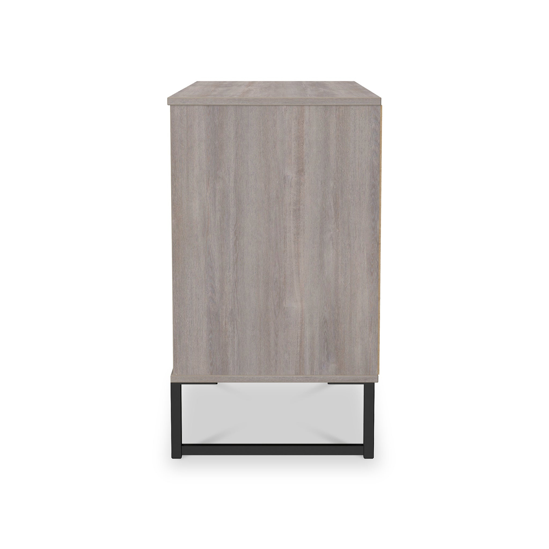 Ashbourne 3 Drawer TV Unit Grey Oak from Roseland Furniture