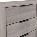 Ashbourne 6 Drawer TV Unit Grey Oak from Roseland Furniture