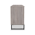 Ashbourne 6 Drawer TV Unit Grey Oak from Roseland Furniture