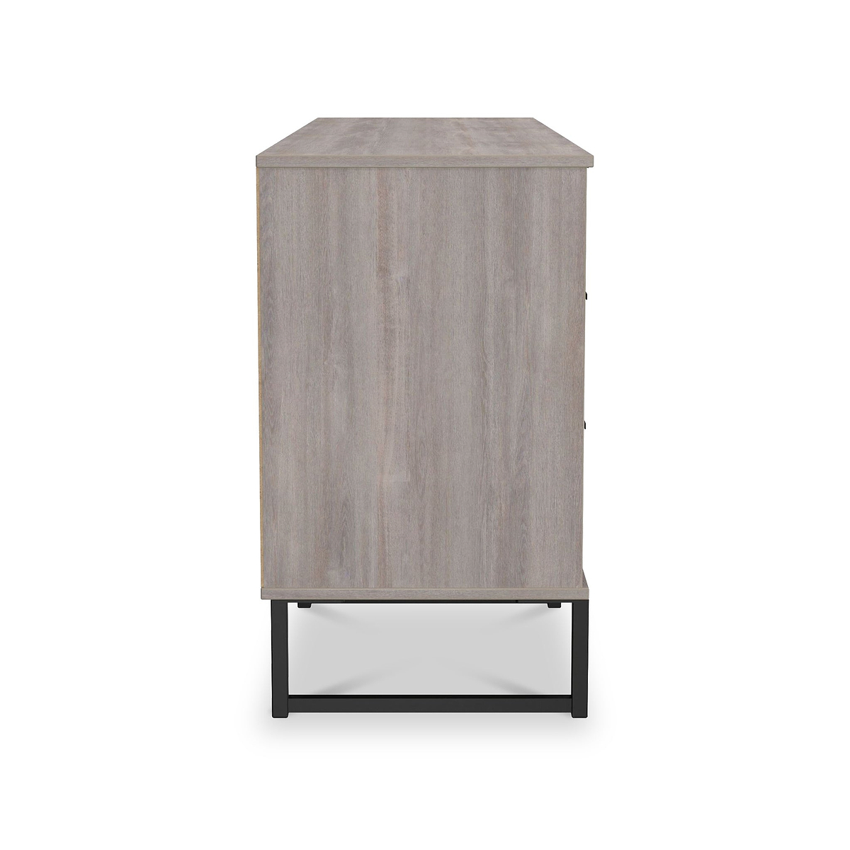 Ashbourne 6 Drawer TV Unit Grey Oak from Roseland Furniture