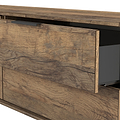 Ashbourne 2 Drawer 2 Door Sideboard Vintage Oak from Roseland Furniture