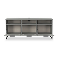 Ashbourne Multi Media TV Unit with Drop Doors Dusk Grey from Roseland Furniture
