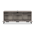 Ashbourne Multi Media TV Unit with Drop Doors Grey Oak from Roseland Furniture