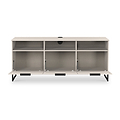Ashbourne Multi Media TV Unit with Drop Doors Cashmere Matt from Roseland Furniture
