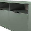 Ashbourne Multi Media TV Unit with Drop Doors Reed Green from Roseland Furniture